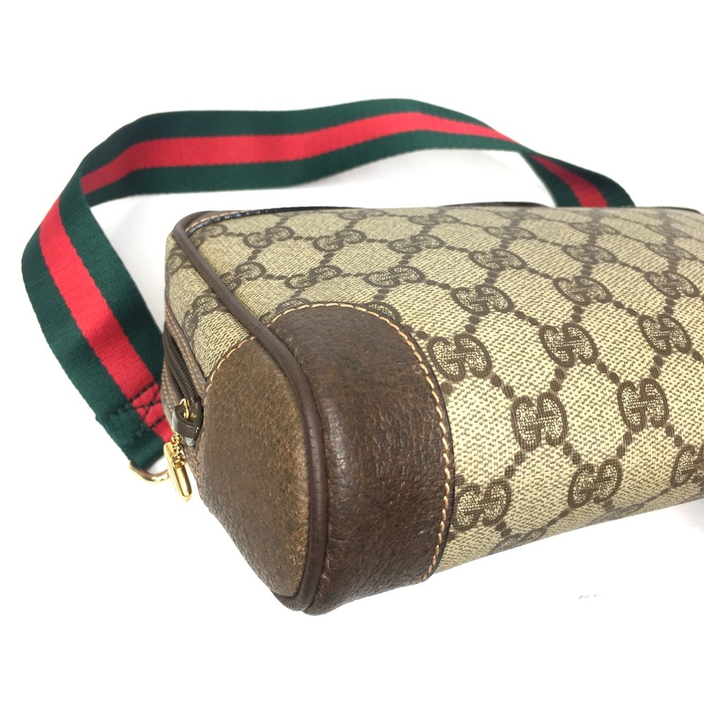 Authentic Gucci brown monogram coated canvas crossbody bag - Picture 10 of 16